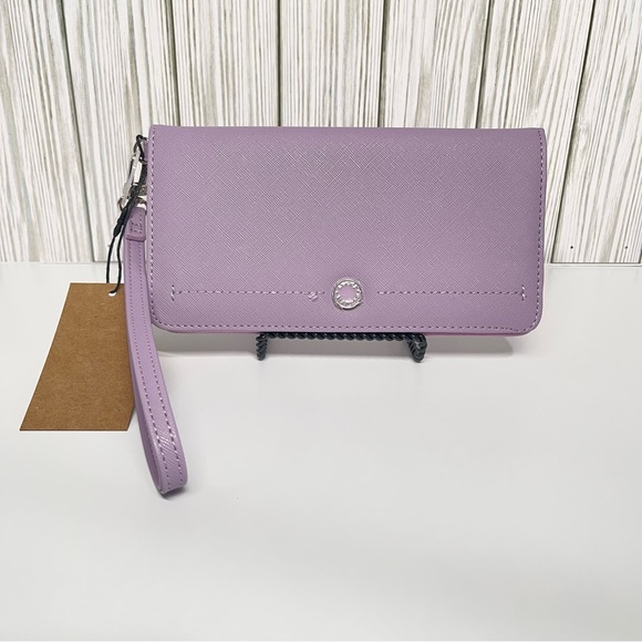 Steve Madden BDaisy Multi Flap Wallet-Slim Profile-Mauve-NWT - Picture 2 of 7
